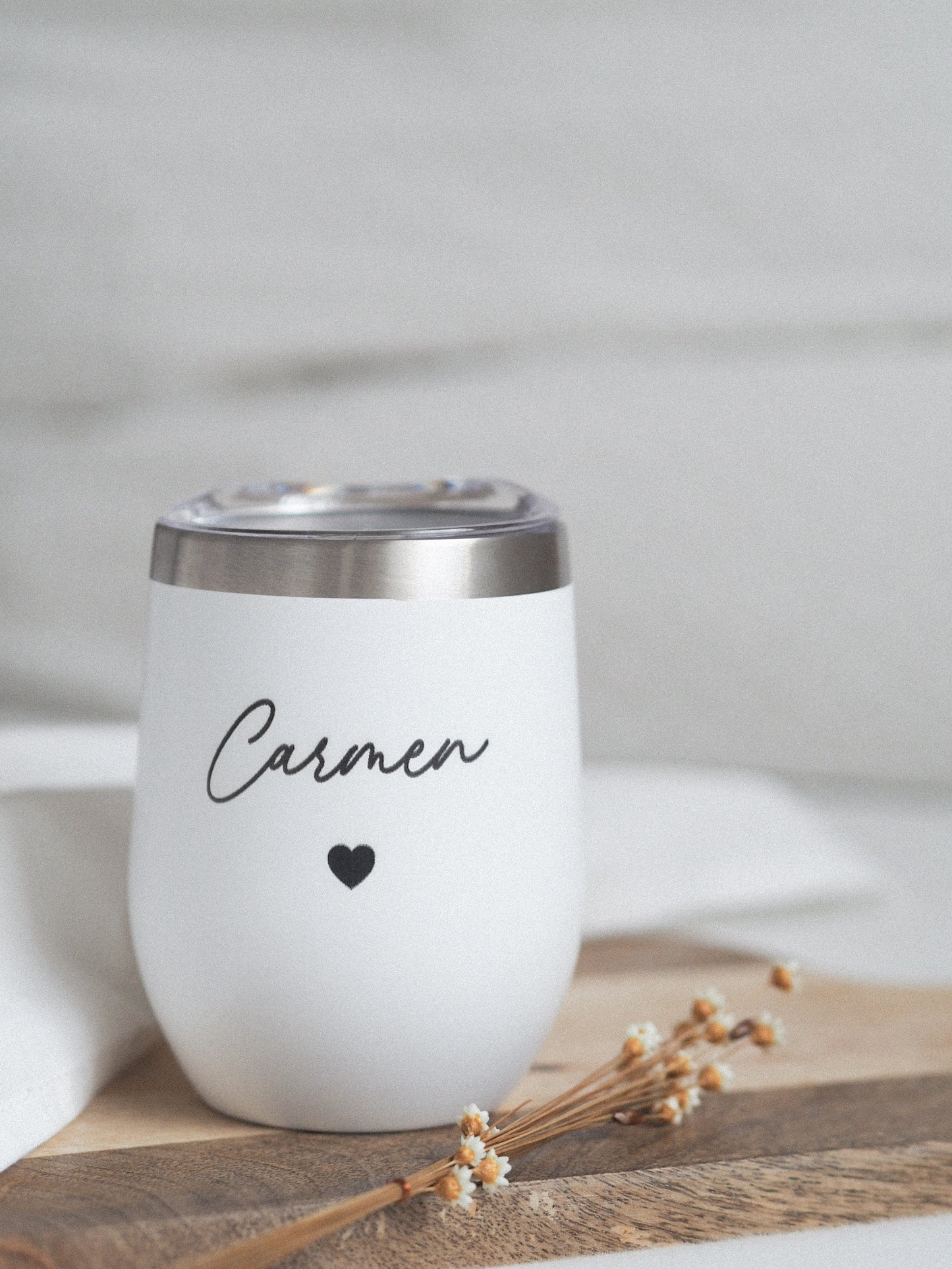 Thermobecher „Name & Herz“