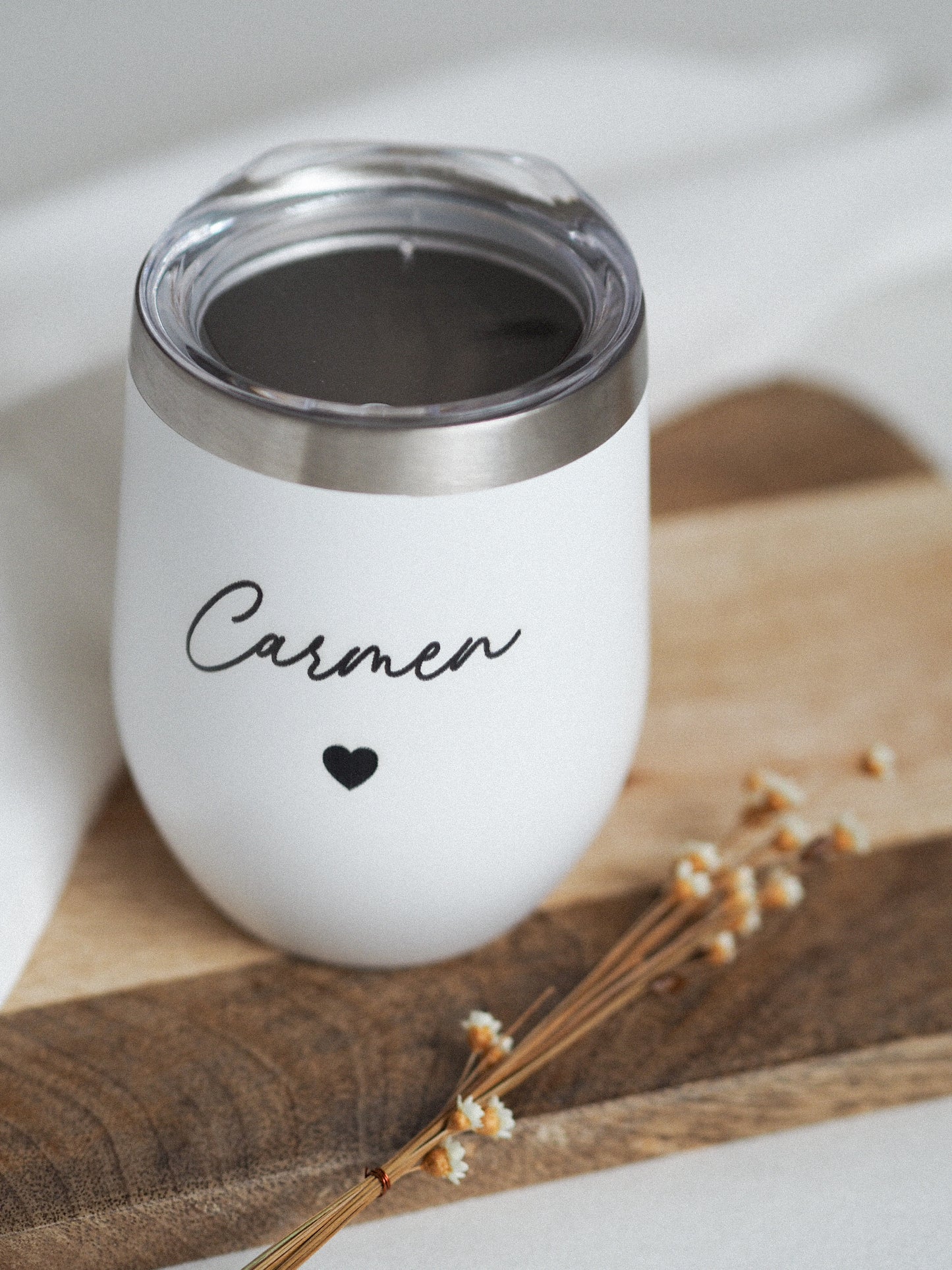Thermobecher „Name & Herz“