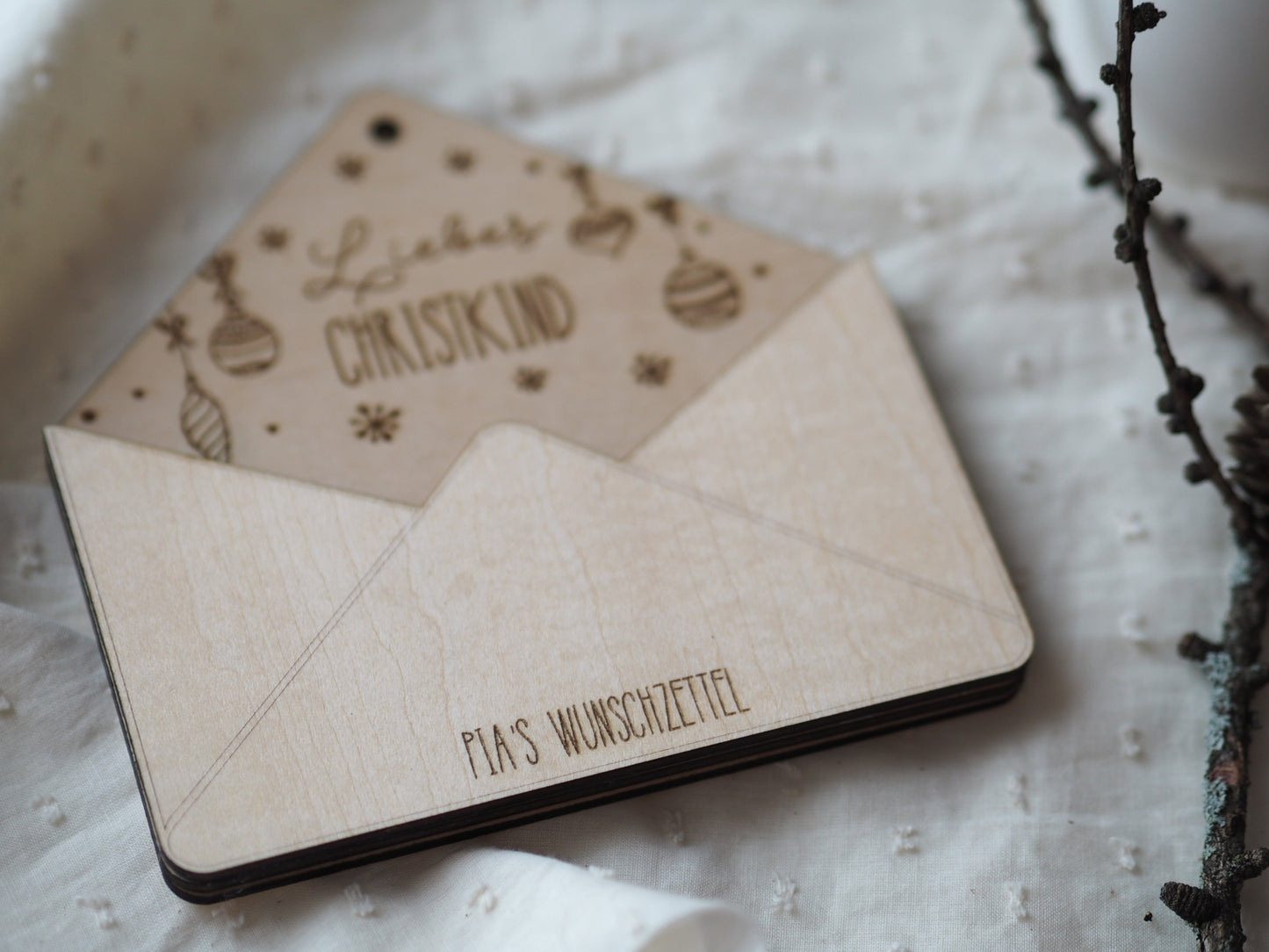 Wunschzettel ans Christkind