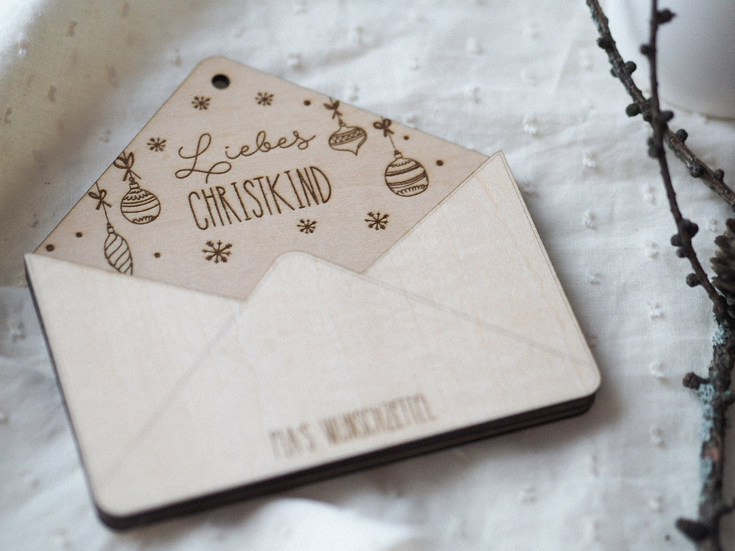 Wunschzettel ans Christkind