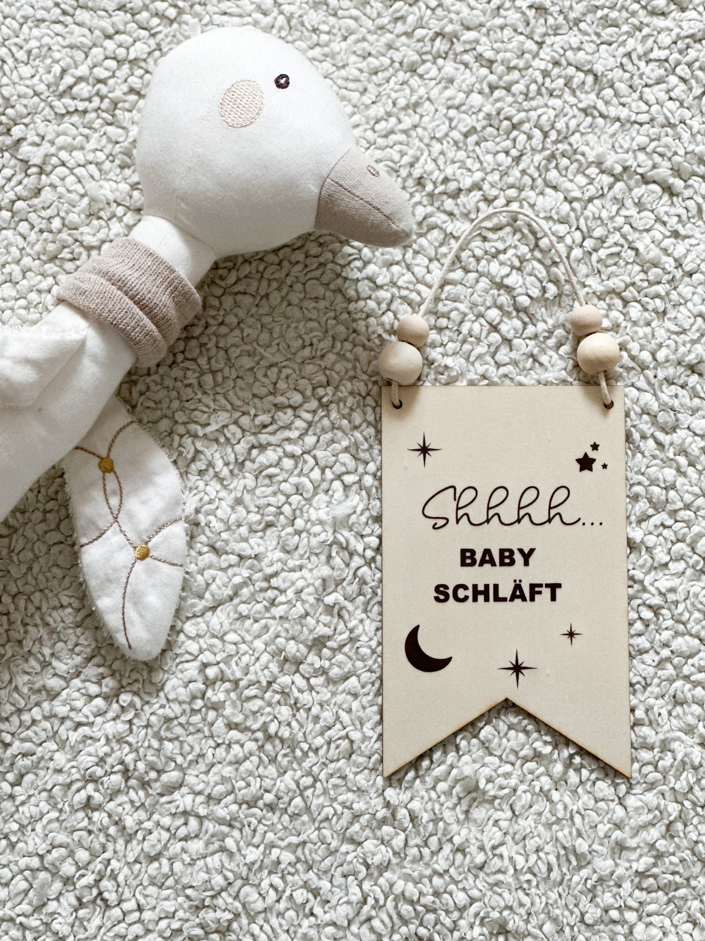 Türschild „Baby schläft“